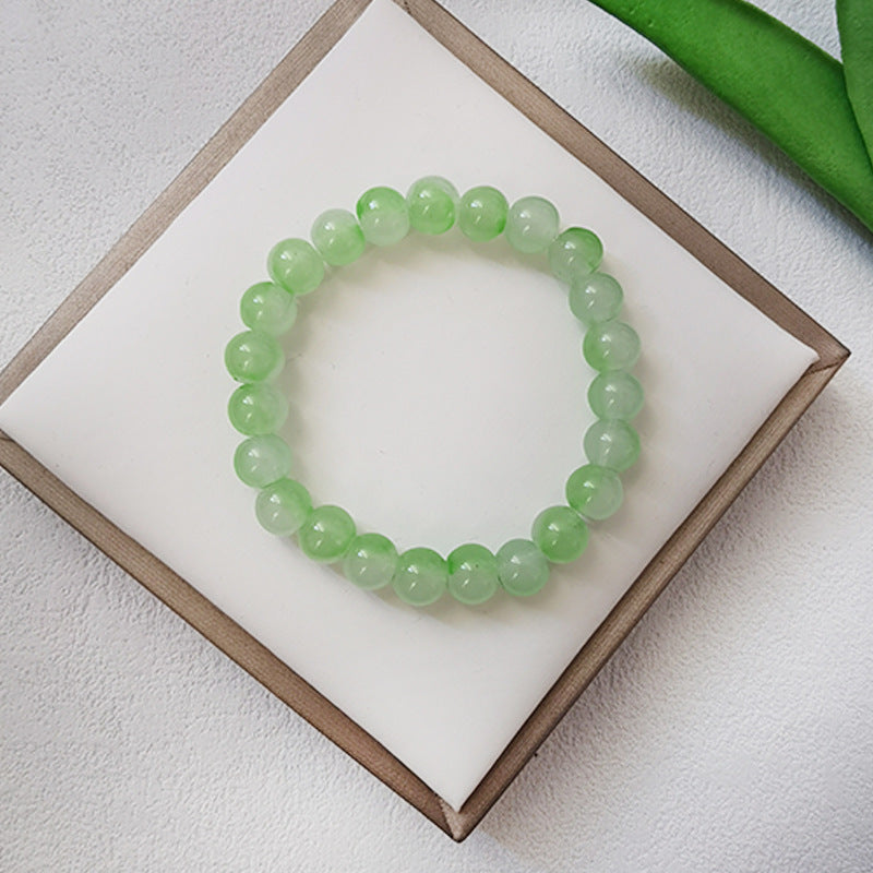 Li Gradient Ice Transparent Two-color Glass Pliable Temperament Hand Bracelets