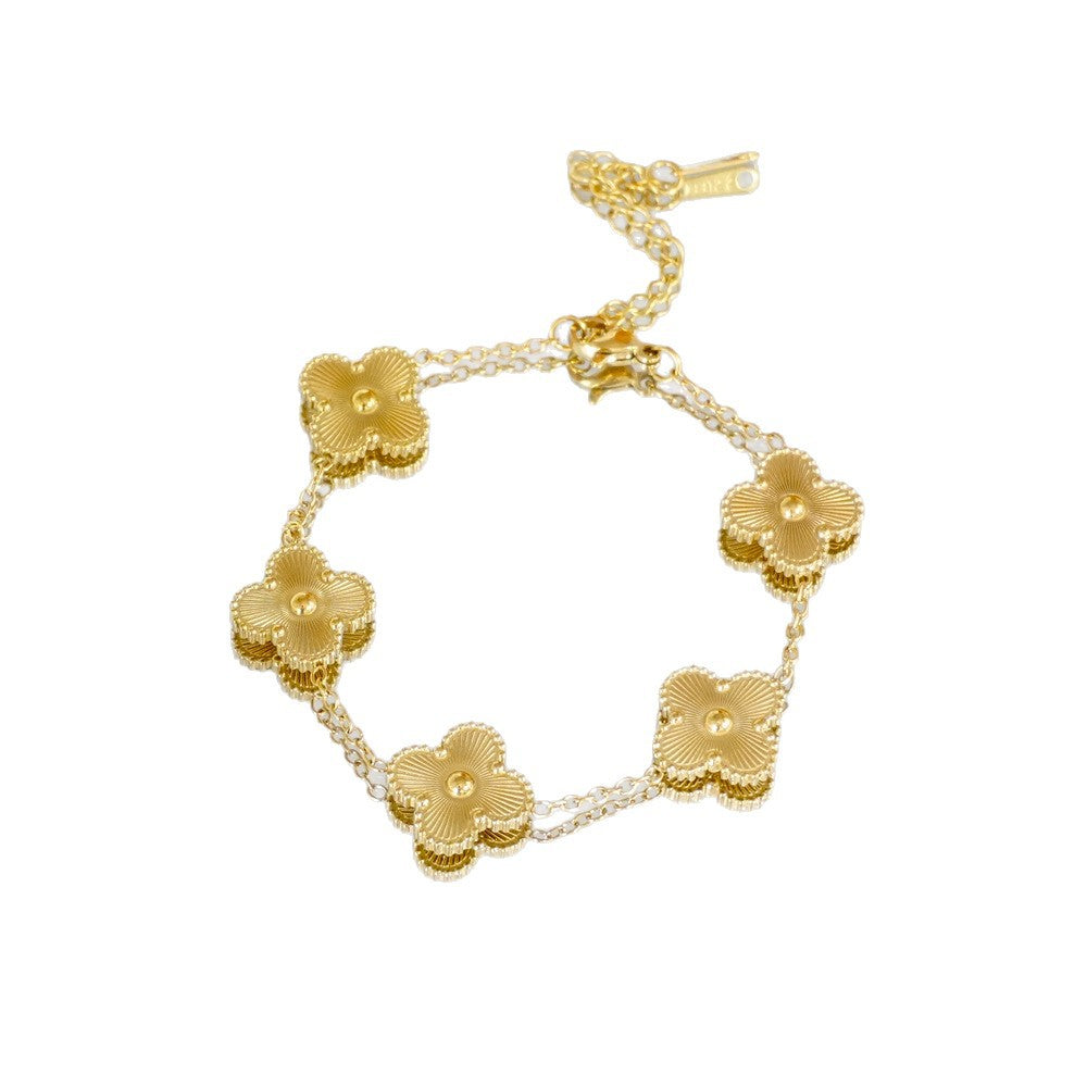 Clover Light Luxury High-grade Female Hand Bracelet