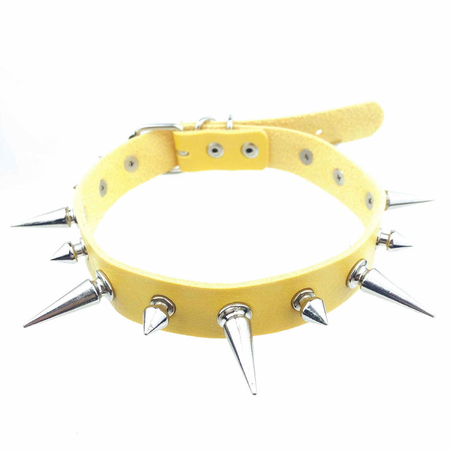 Women's Punk Leather Nail Fashion Alternative Clavicle Necklaces