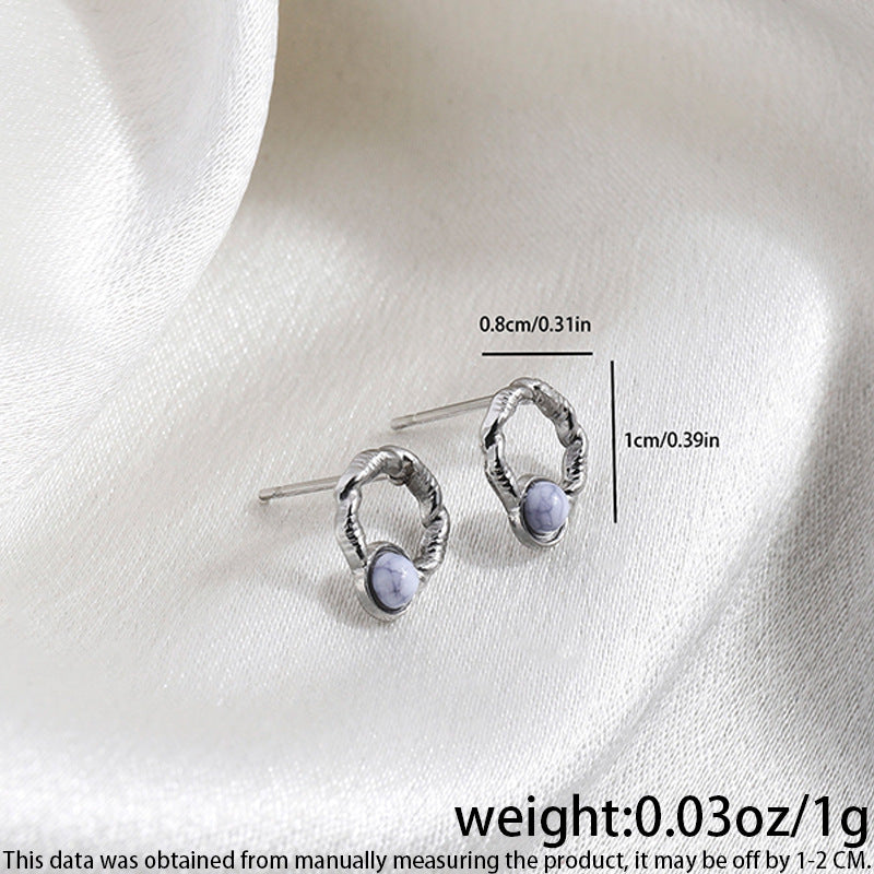 High-grade Fashionable Versatile Micro Diamond Butterfly Earrings