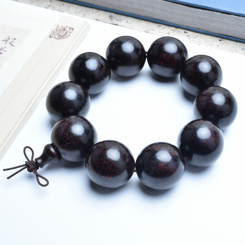 Women's & Men's Red Jasper Mud Material Indonesia Real Venus Lobular Rosewood High Bracelets