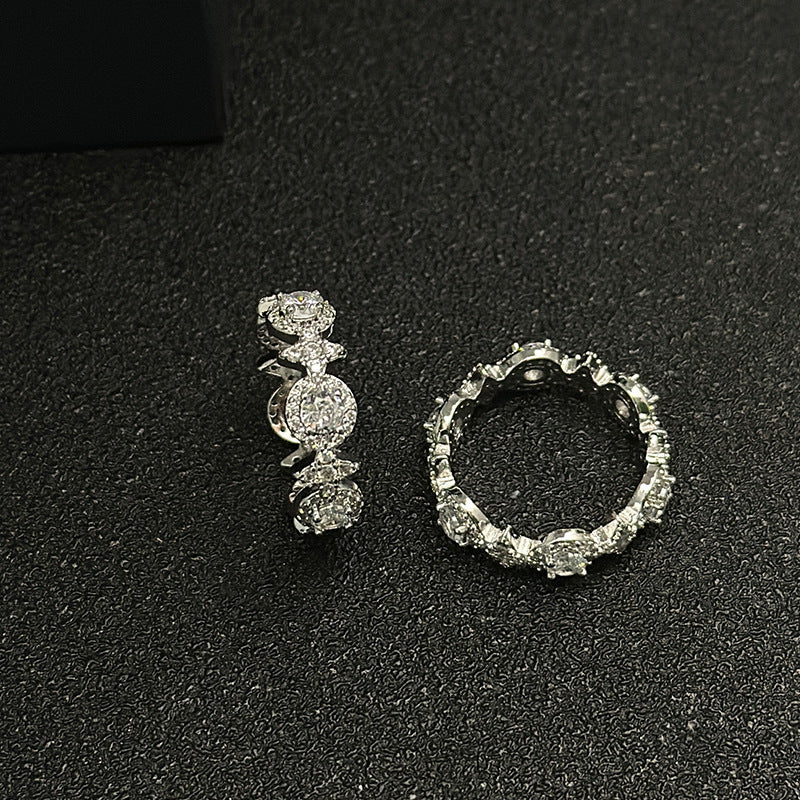 Women's For Special Interest Light Luxury Simple Graceful High-grade Couple Ring