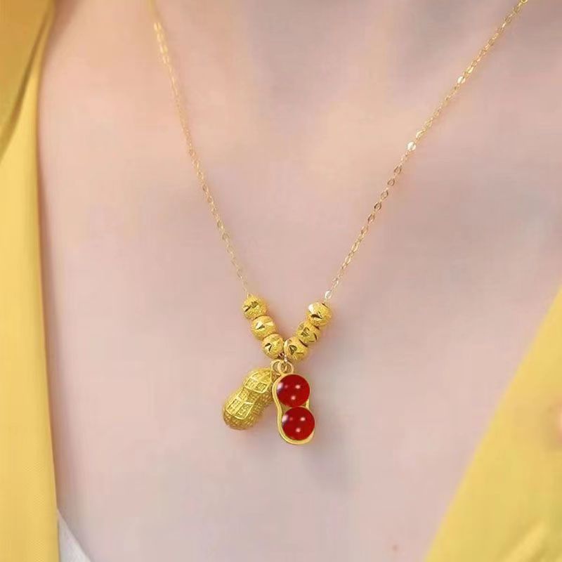 For Girlfriend Bunny Rabbit Three Lucky Birthday Clavicle Necklace