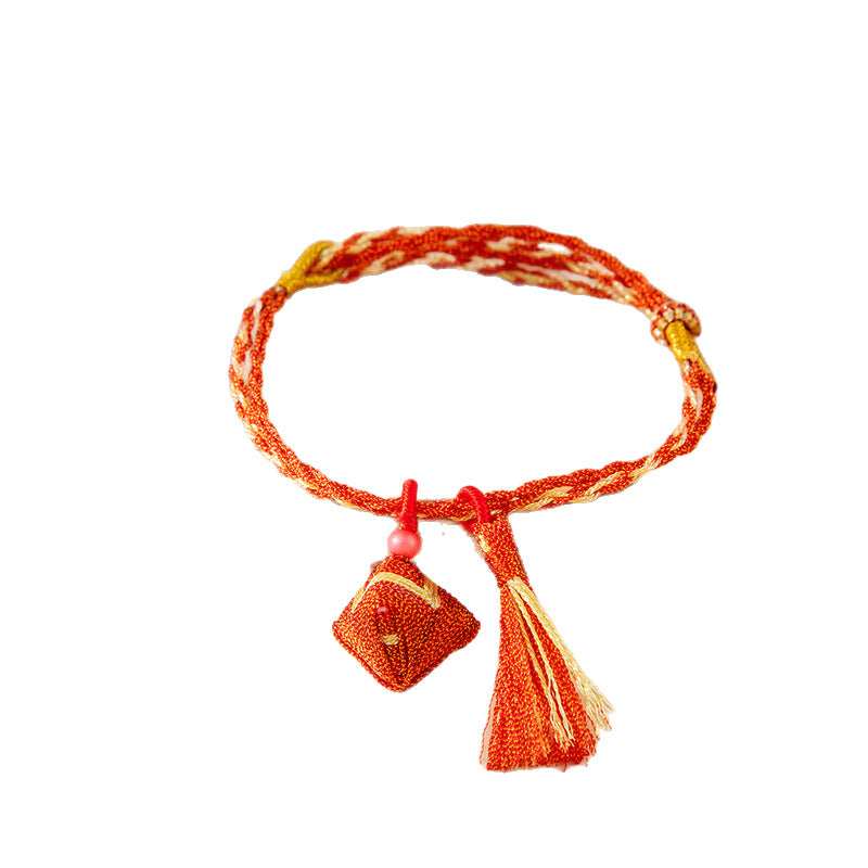Dragon Boat Festival Colorful Rope Carrying Strap Hand-woven Small Ethnic Bracelet