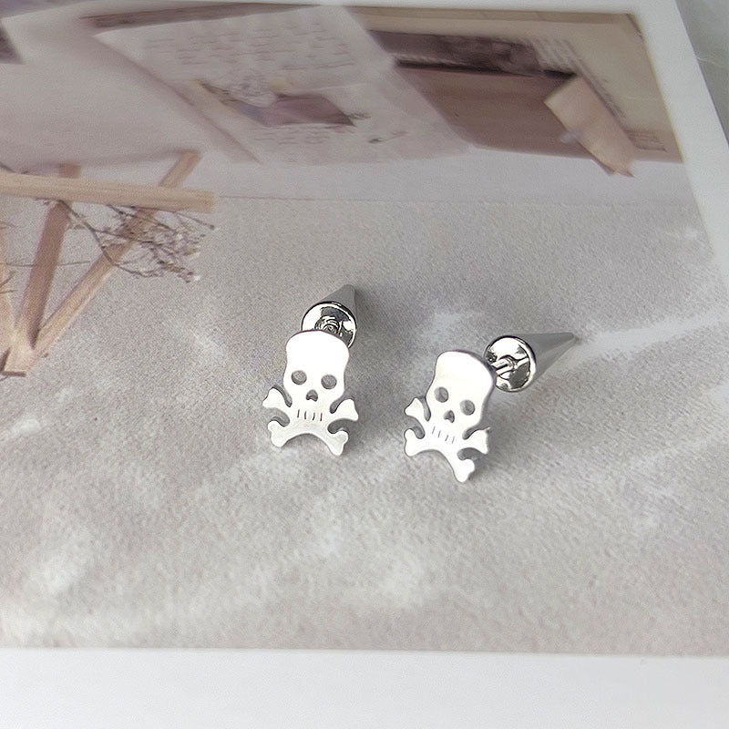 Titanium Steel Punk Hip Hop Trend Skull Rings