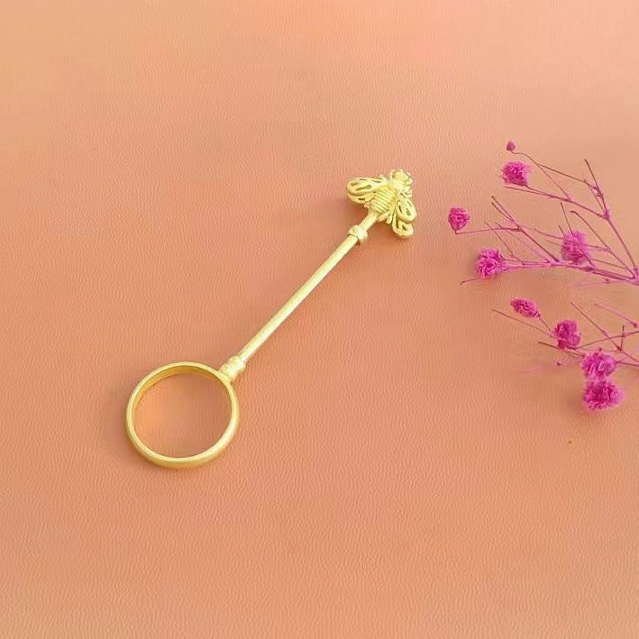 Women's & Men's Modern Style Shank Flower Rose Gold Rings