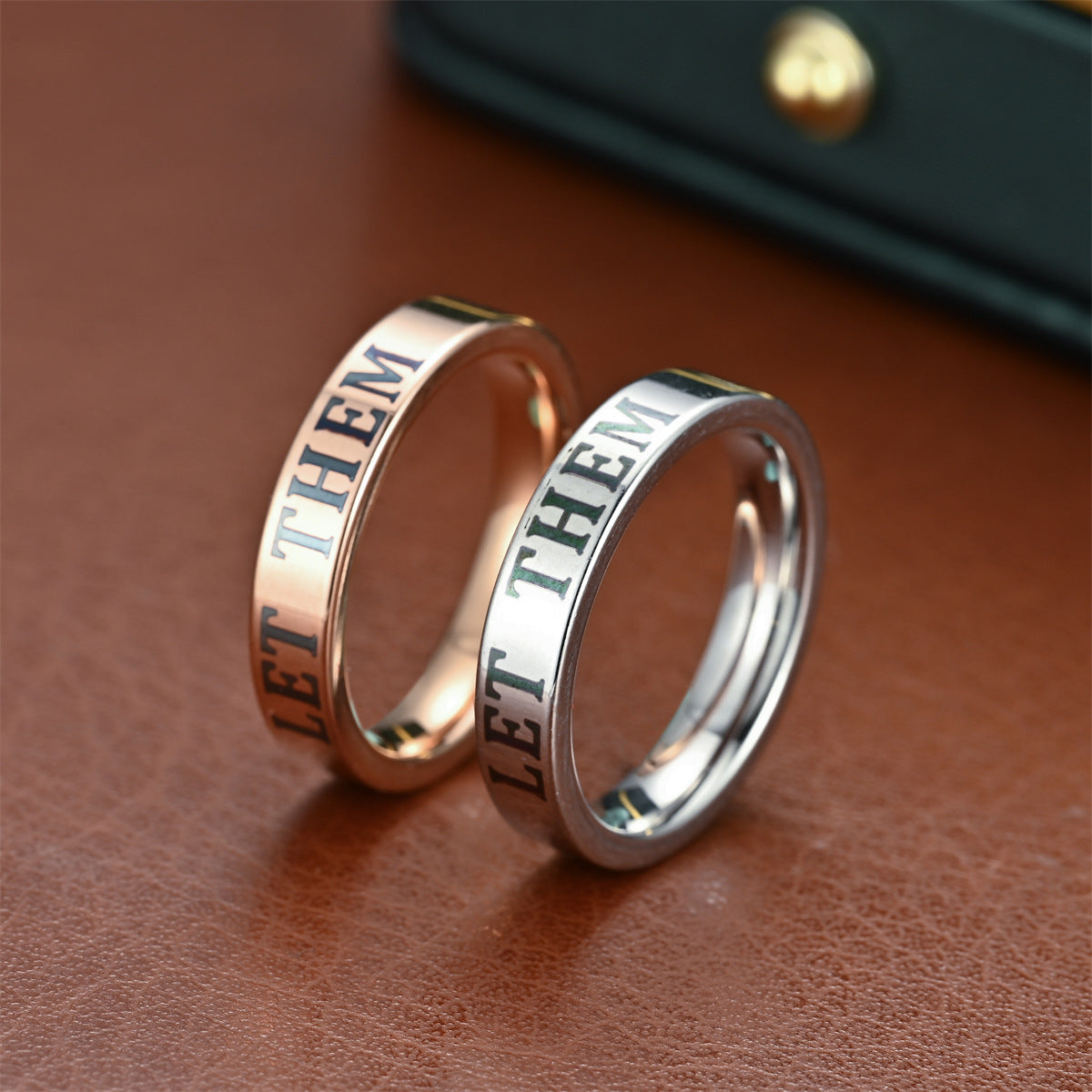 Versatile Stylish Glossy Couple Quantity Discount Rings