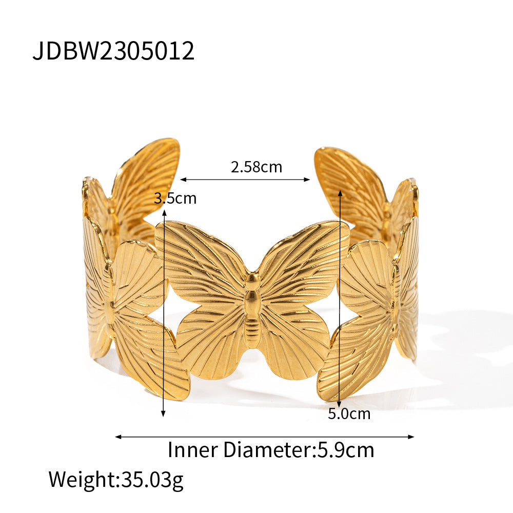 Gold Butterfly Suit Series Medieval Special Rings