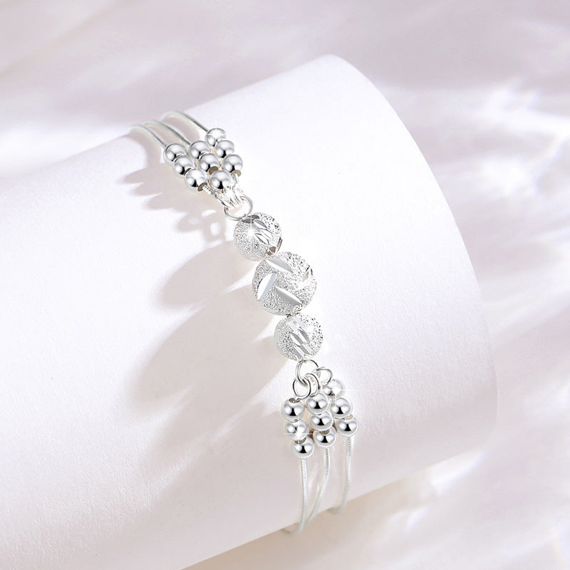 Sier Female Design Light Luxury Bell Good Style Bracelets