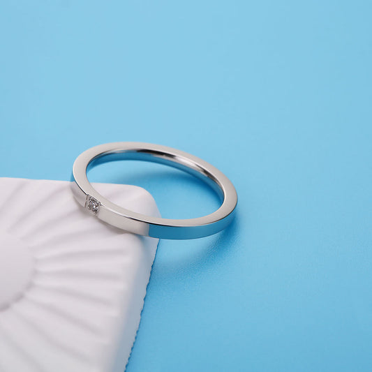 Narrow Version Fashion Inner Arc Affordable Luxury Style Trendy Rings