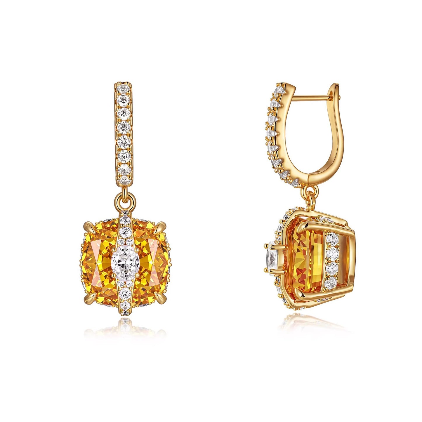 Women's Sugar Flash Color Treasure Big Fortune Rock Lucky Rings