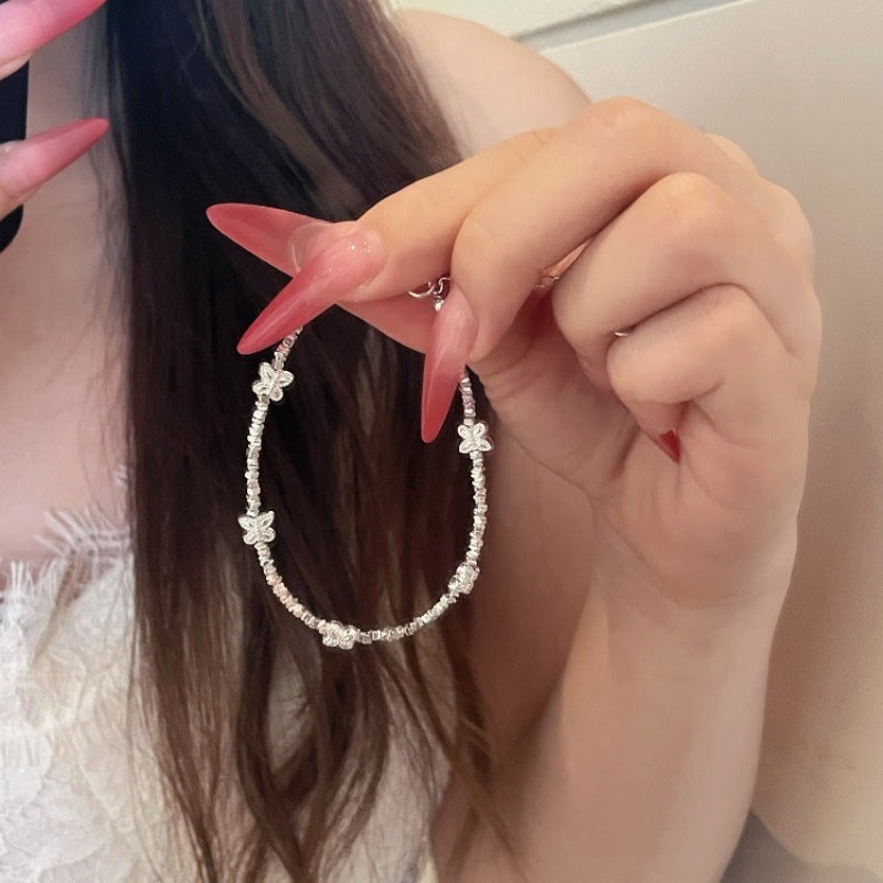 Female Korean Style Simple Light Luxury High Sense Beaded Chinese Bracelet