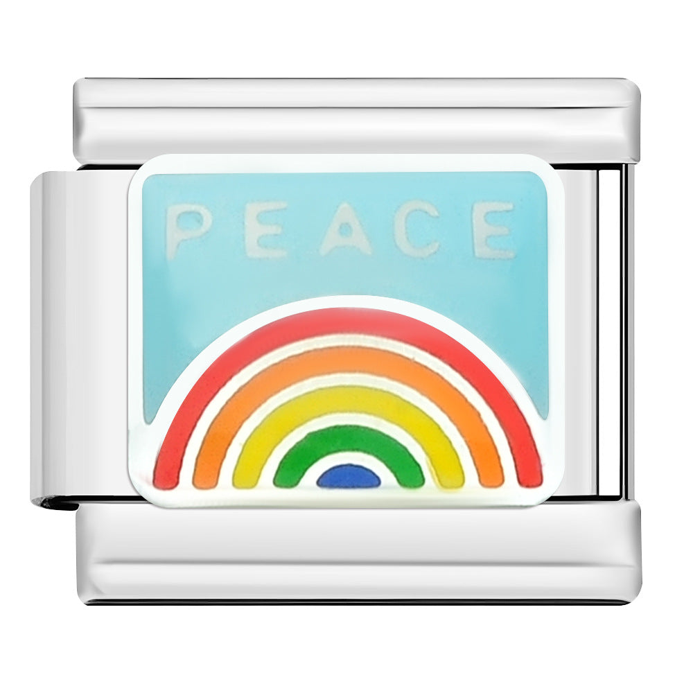 Module Love Rainbow Pattern Can Be Random Bracelet