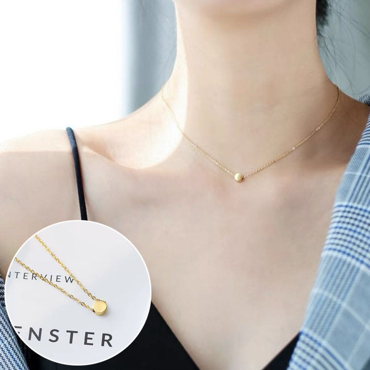 Women's Korean Creative Personality Sweet Loving Heart Fashionable Elegant Chain Drawable Necklace