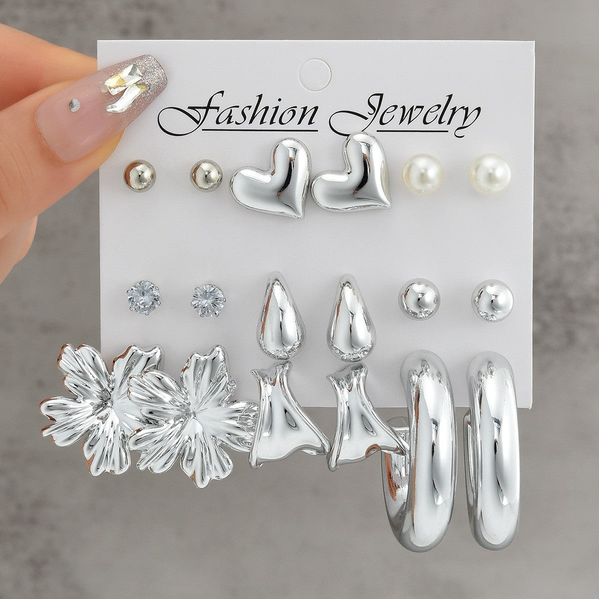 Fashion Starfish Shell Conch Type Water-drop Eardrops Rings