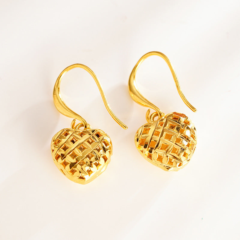 Women's Placer Gold Tassel No Color Fading Rings