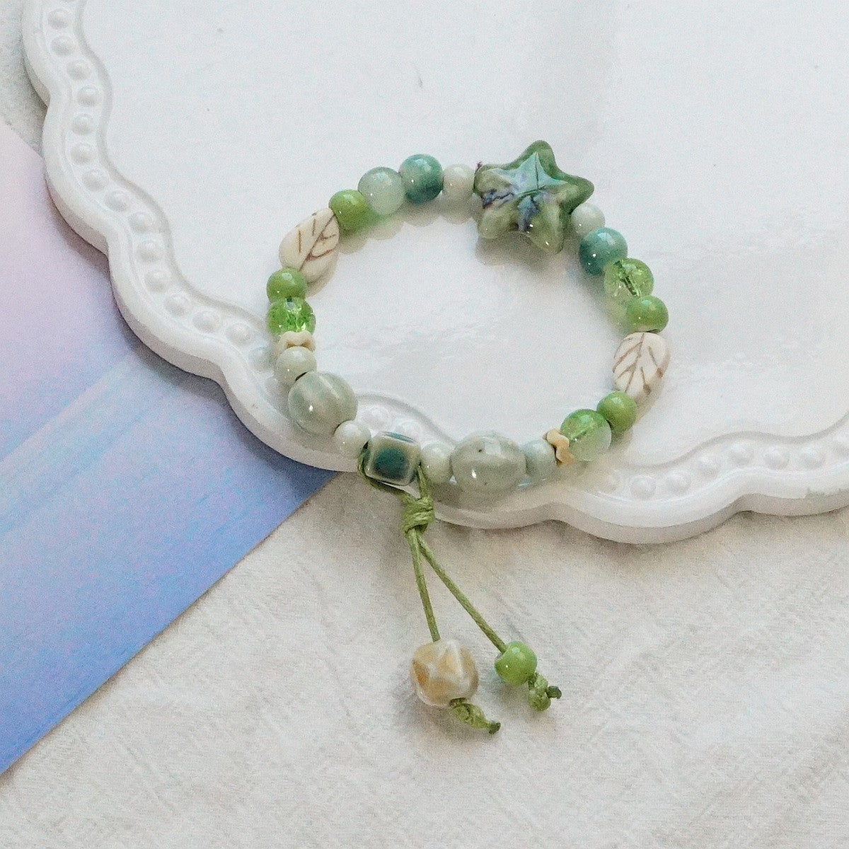 Ceramic Design High-grade Female Sweet Travel Simple Fresh Bracelet