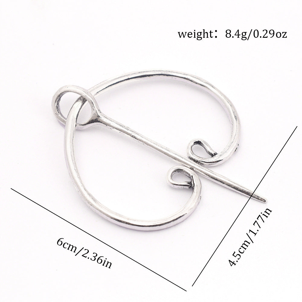 Viking Series Brooch Clasp Cloak Buckle Brooches