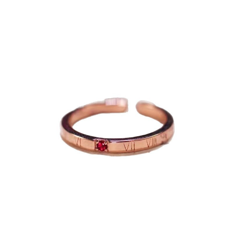 Theme Rose Time Mr Queen's Choice Light Luxury Rings
