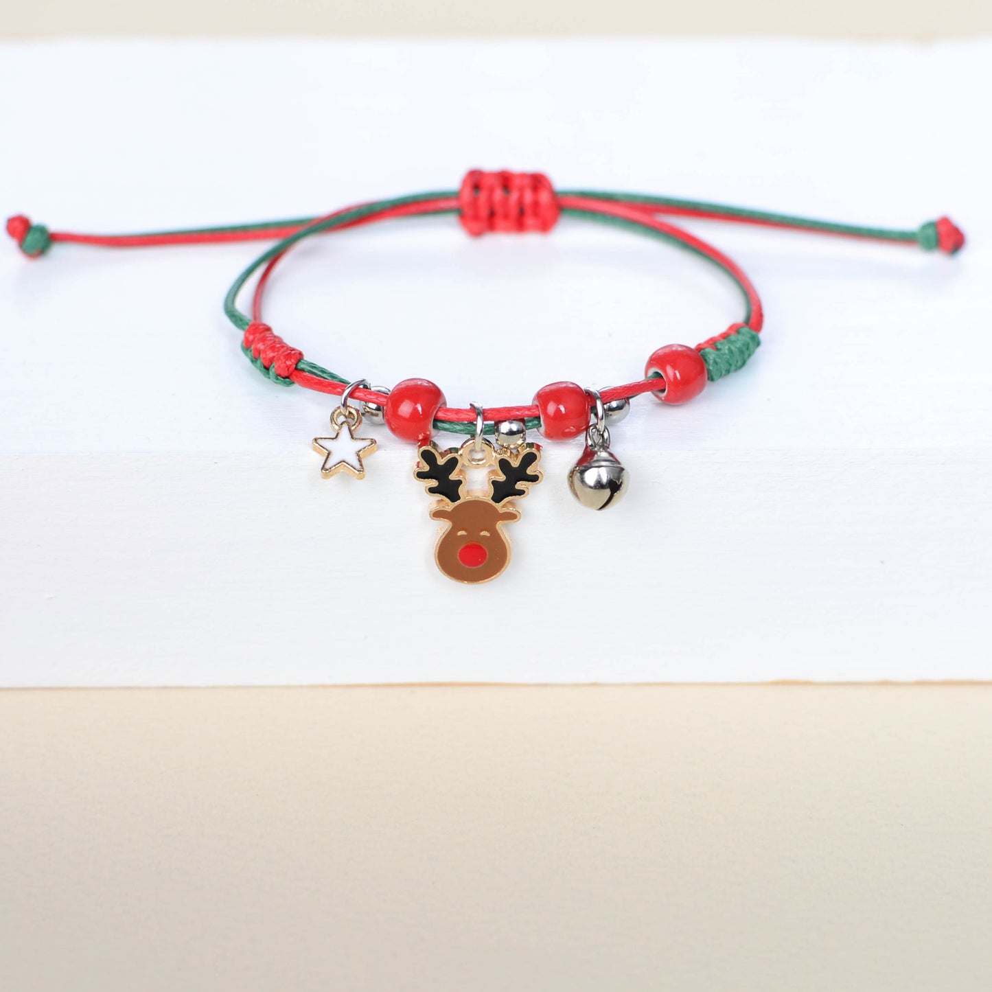 Christmas Festival Hand-woven Santa Claus Gift Bracelets