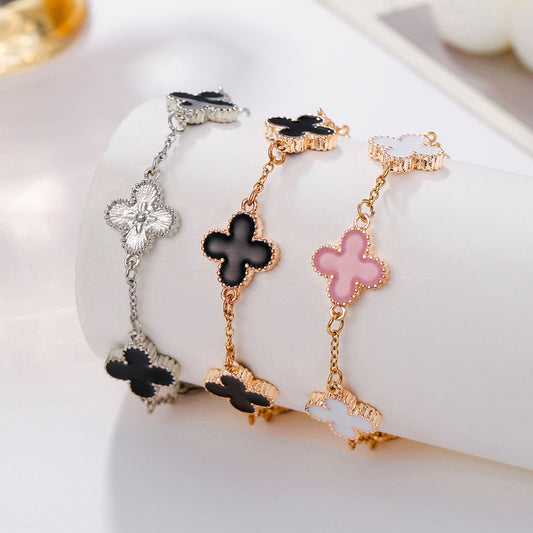 Women's Four-leaf Clover Simple Pork Belly Fritillary Good Bracelets