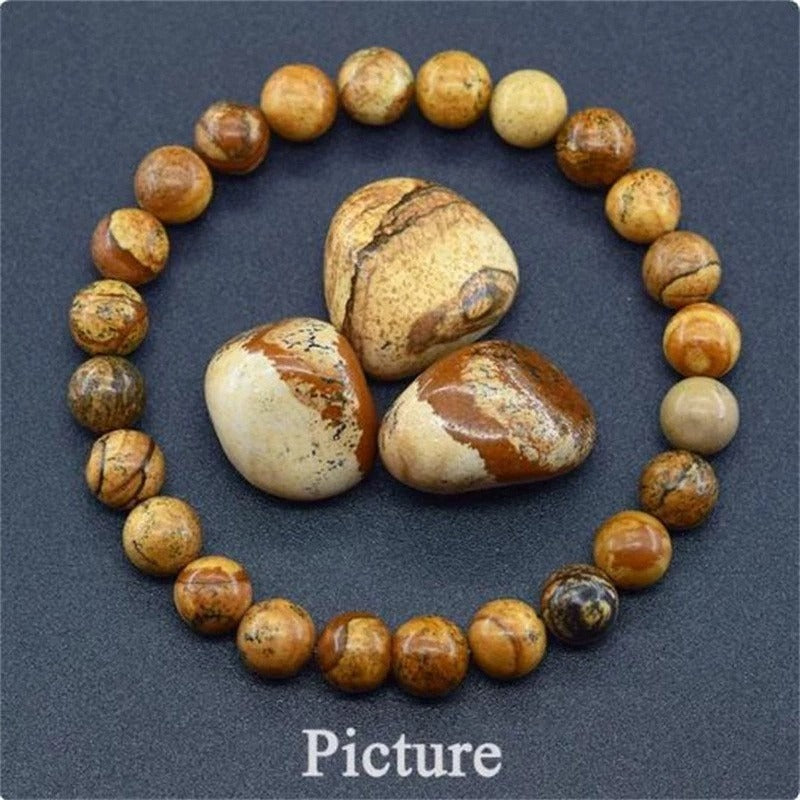 Charming Casual Natural Stone Tigereye Amethyst Bracelets