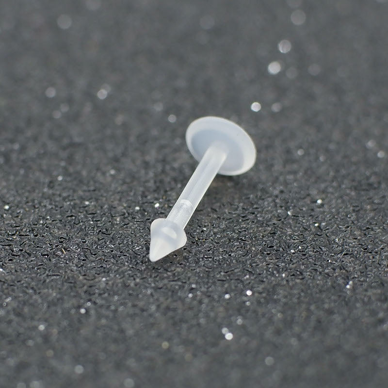 Heart Flat Bottom Labret Ear Bone Stud Earrings