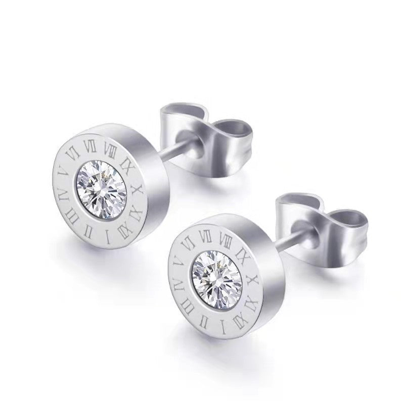 Zircon Small Ear Versatile Rhinestone Simple Rings