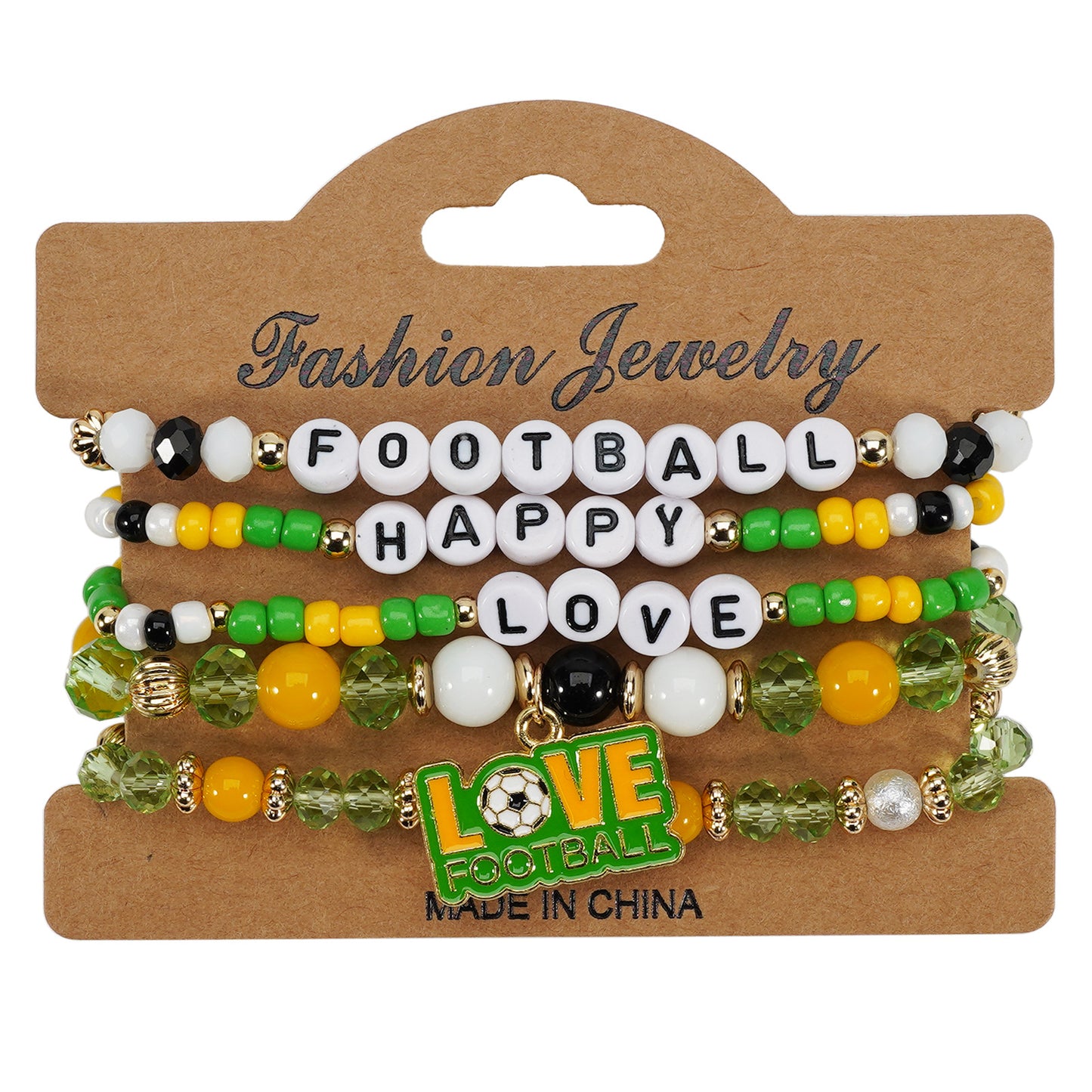 Women's & Men's American Mexico World Cup Football Fans Shoes Element Bracelets
