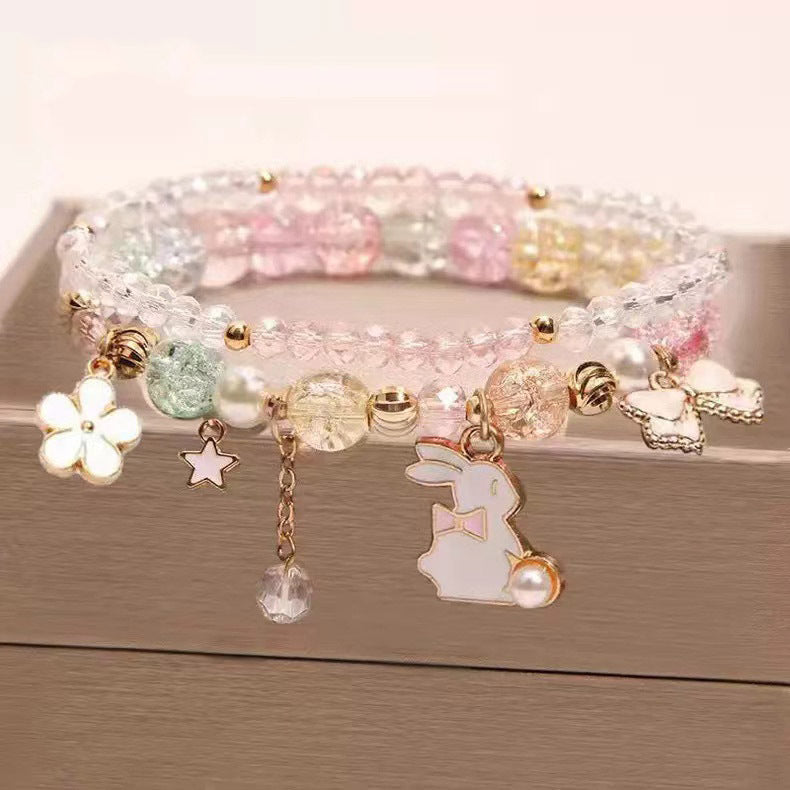 Little String Beads Crystal Female Cute Girlfriends Fashion Bracelet