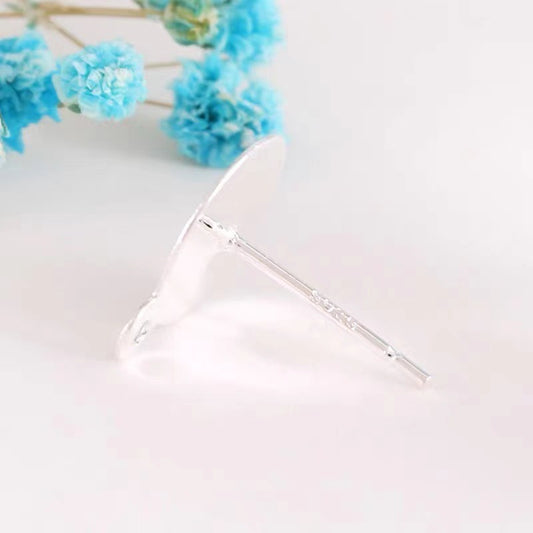 With Lifting Lug Needle Holder Handmade Earrings