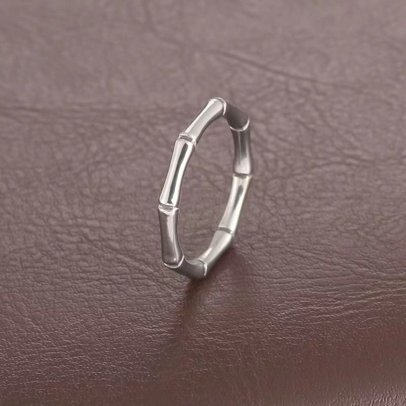 Women's & Men's Source Stainless Steel Titanium Simple Style Rings