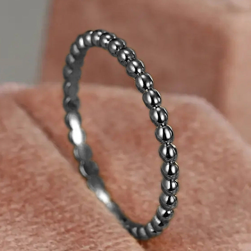 Women's Ya Retro Round Simple Exaggerated Personality Rings