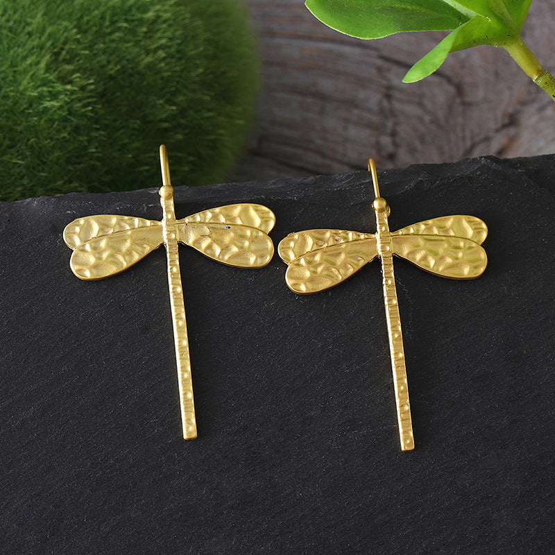 Fashion Personality Dragonfly Long Minimalist Creative Small Earrings