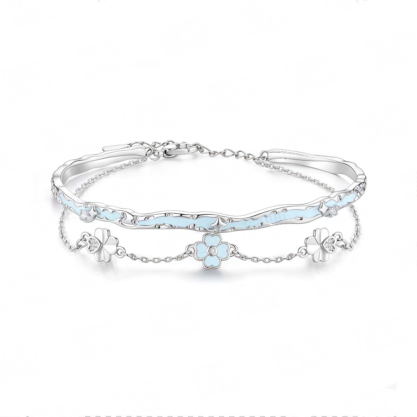 Women's Fashion Wrist Luminous Four-leaf Clover Birthday Gift For Girlfriend Rings