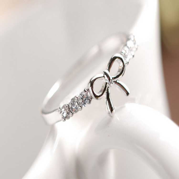 New Classy Simple Rhinestone Bow Female Bracelets