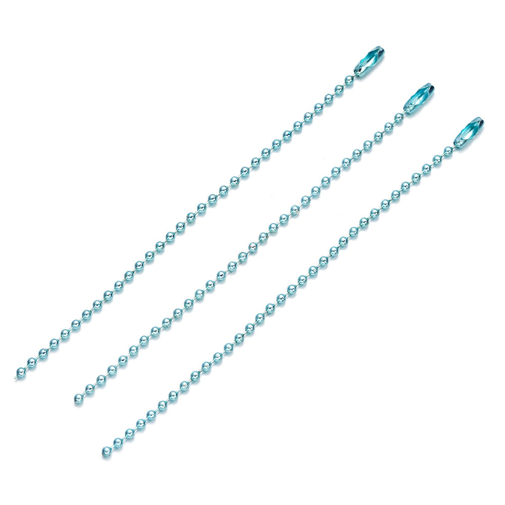 Bead Metal Wave Chain Tag Key Jewelry Accessories