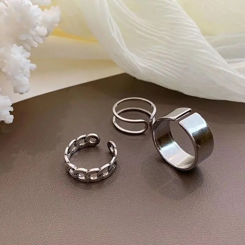 Hip Hop Open Adjustable Index Finger Knuckle Cold Wind Rings