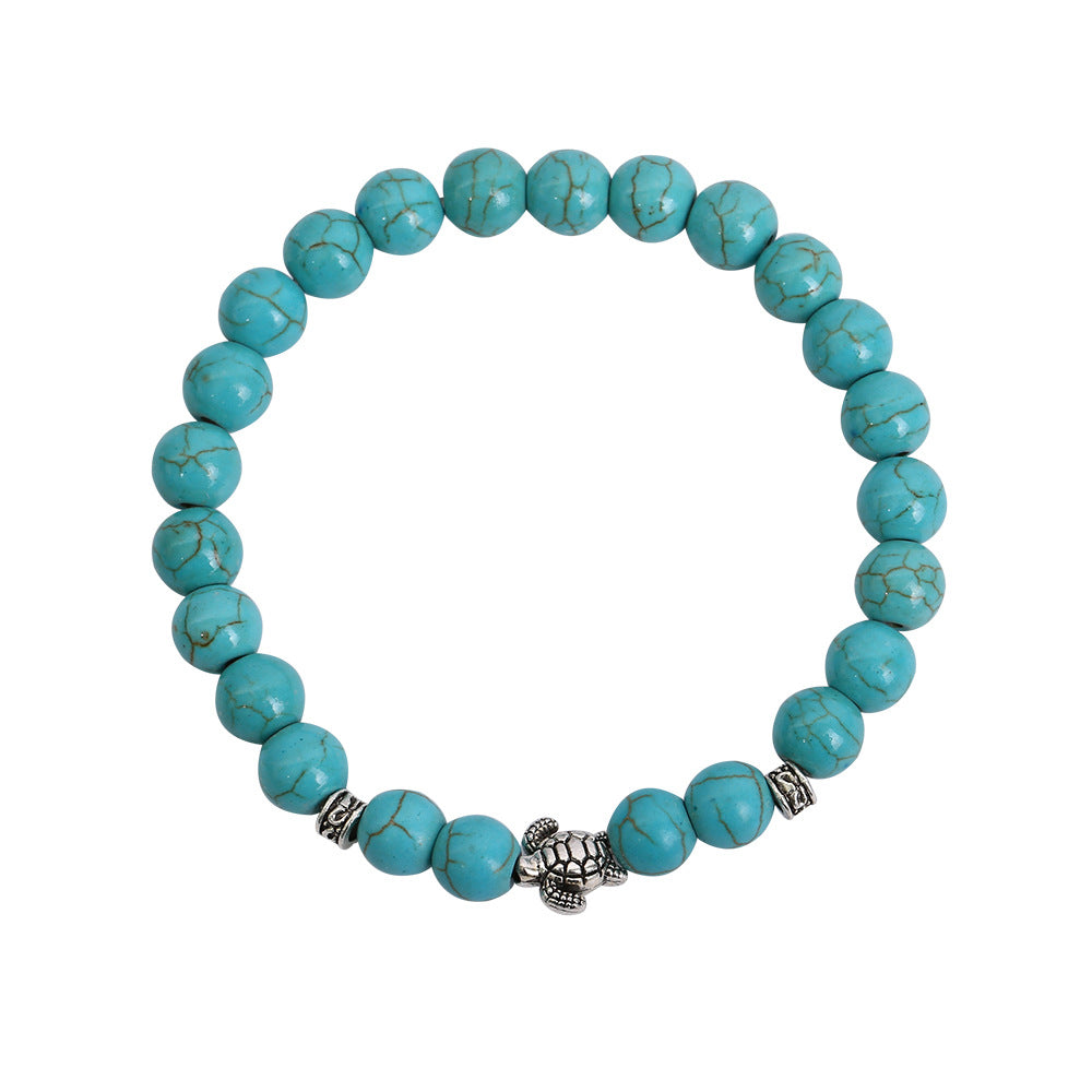 Turquoise Seahorse Starfish Turtle Owl Lucky Bracelet