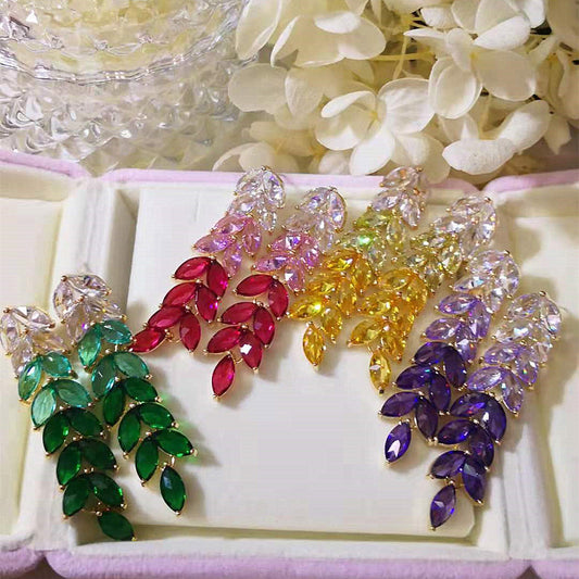 Wheat Tassel Long Fashion Exaggerated Super Earrings