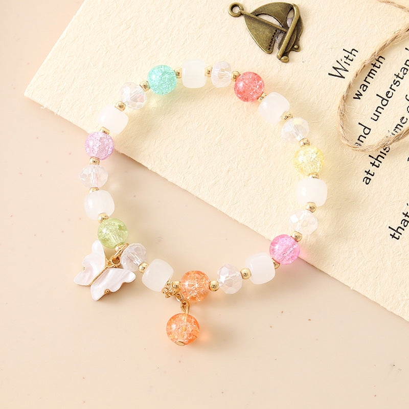 Graceful Crystal Super Moonstone Couple Girlfriends Bracelet