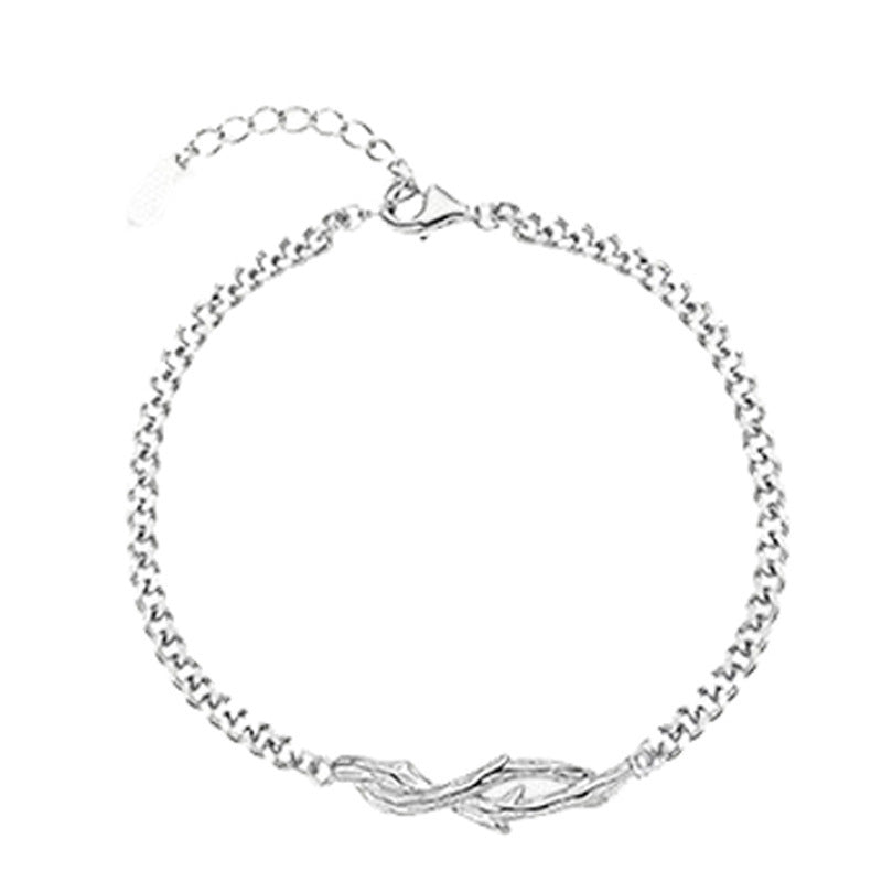 Women's & Men's Myosotis Couple Design Love Token Fashion Gift For Bracelet