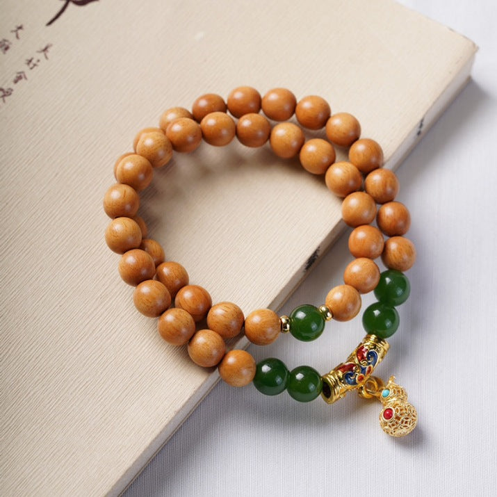Barbie Sandalwood Tassel National Style Female Artistic Bracelets
