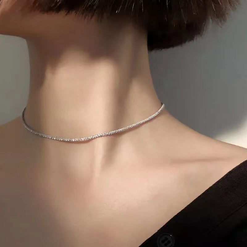 Starry Sier-plated Female Version Simple Niche Fresh Bracelet