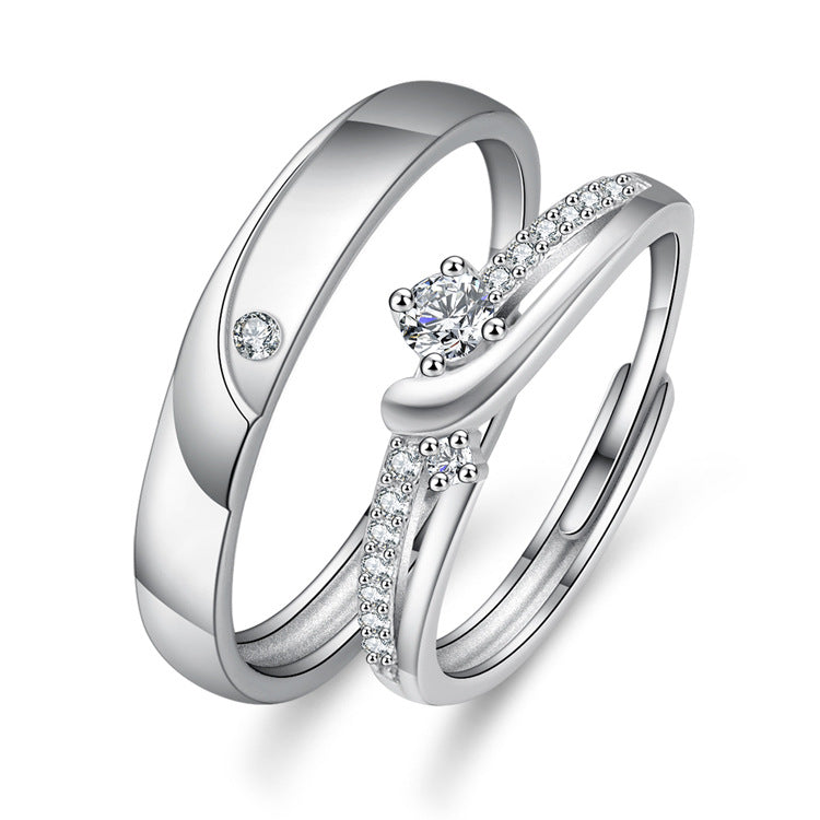 Fashion Romantic Love Open End Adjustable Sweet Rings