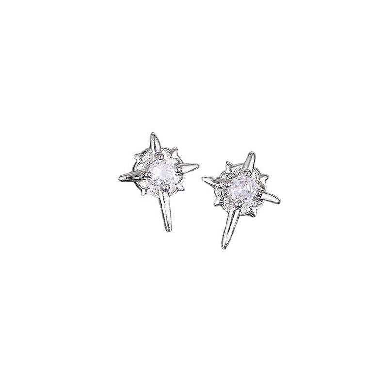 Men's Star Magnetic Ear Clip Trendy Unique Hip Earrings