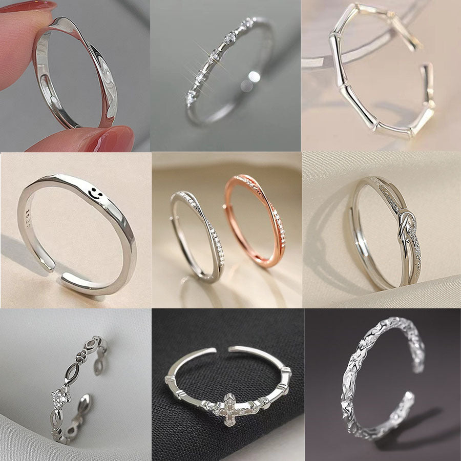 Women's Index Finger Affordable Luxury Fashion Little Niche Design Couple Open Ring