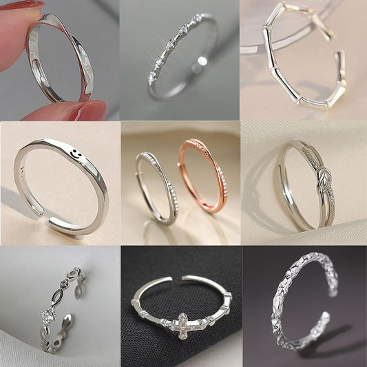 Women's Index Finger Affordable Luxury Fashion Little Niche Design Couple Open Ring
