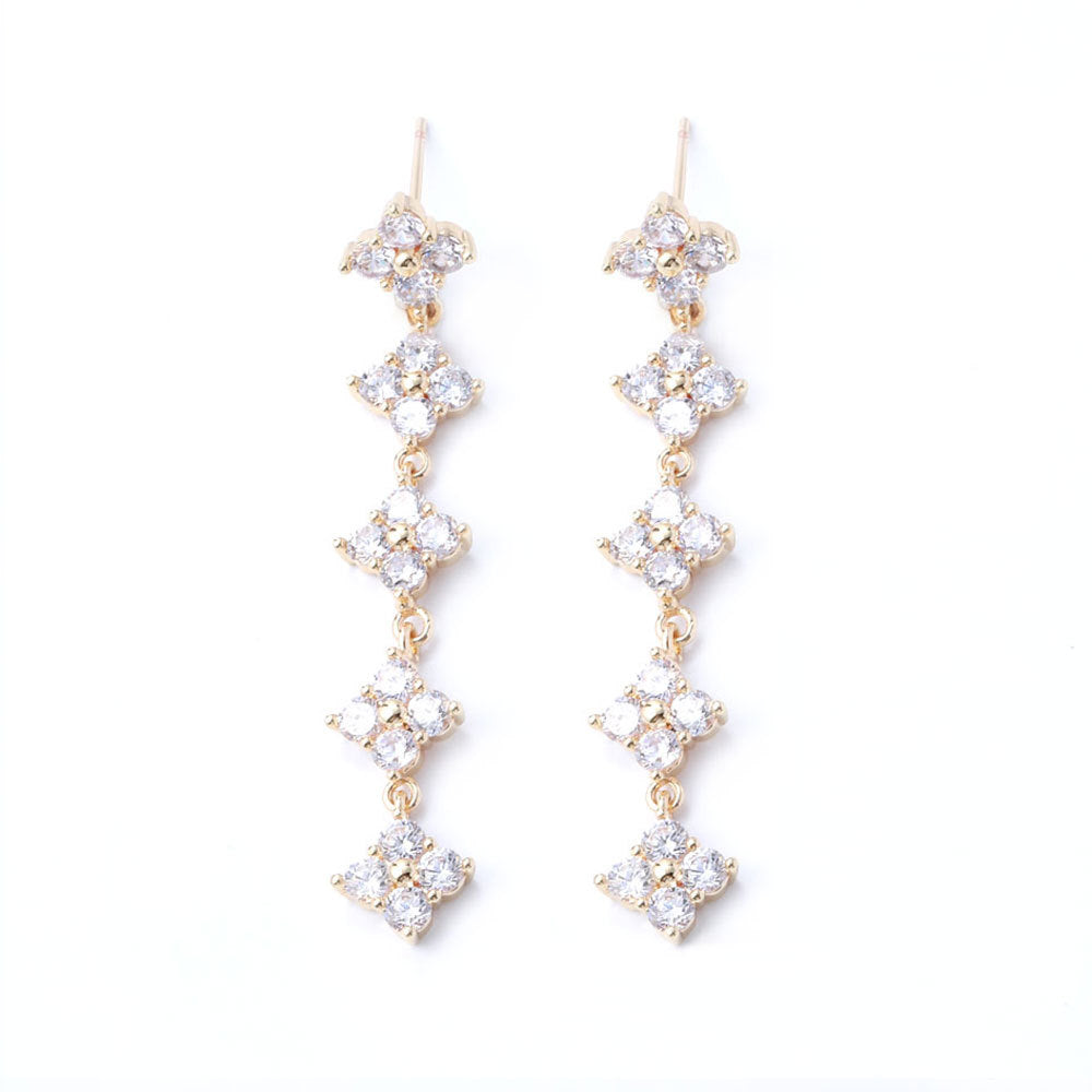 Women's Clover Light Luxury Exquisite High-grade Retro Fashion Jewelry Set