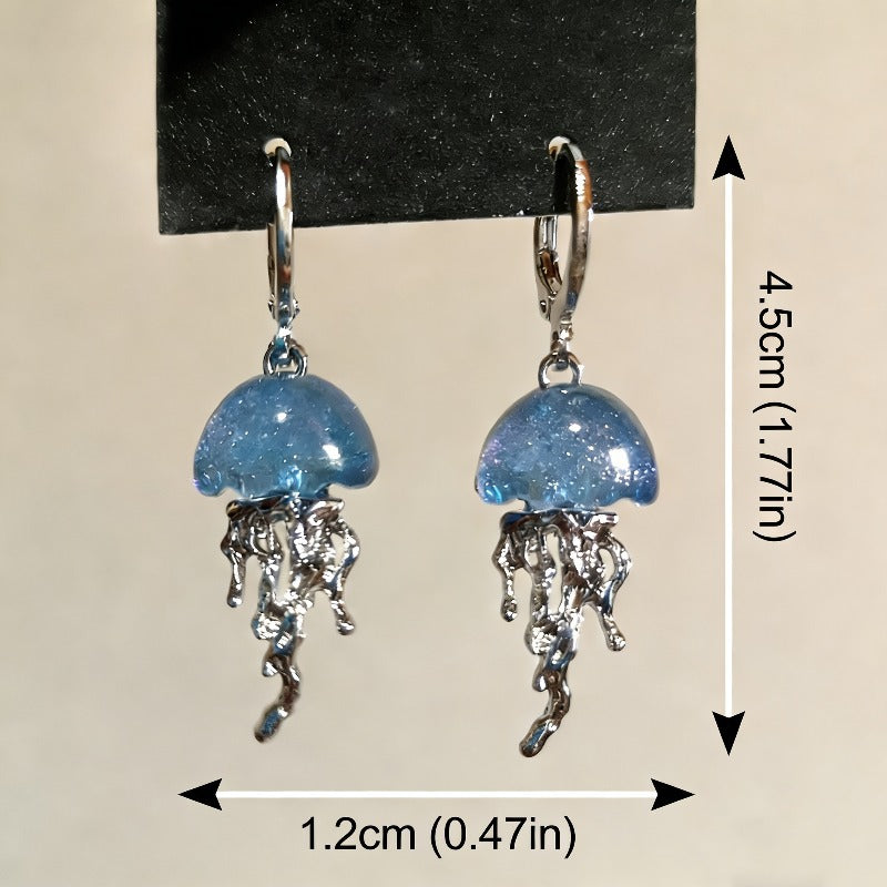 Sweet Personalized Minority Style Blue Jellyfish Pendants